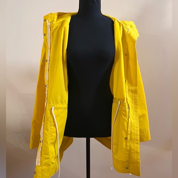 Yellow Women's Hooded Jacket - Picture 3 of 4